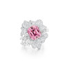 RichandRare-COLLECTOR-PINK SPINEL AND DIAMOND 'FLORAL' RING